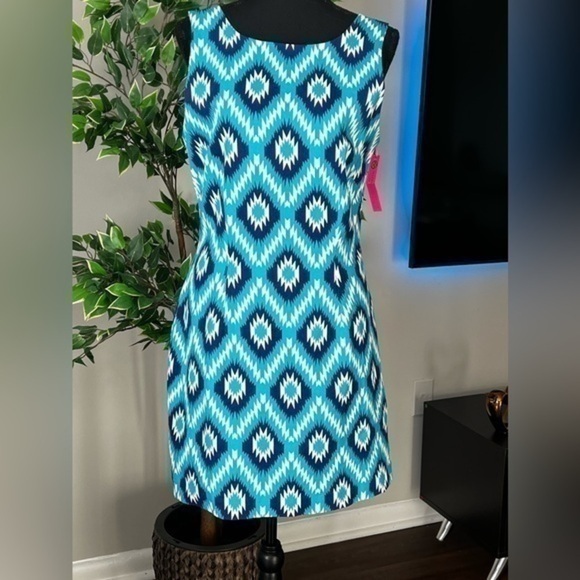 Macbeth Collection by Margaret Josephs Blue Dress - Picture 1 of 7